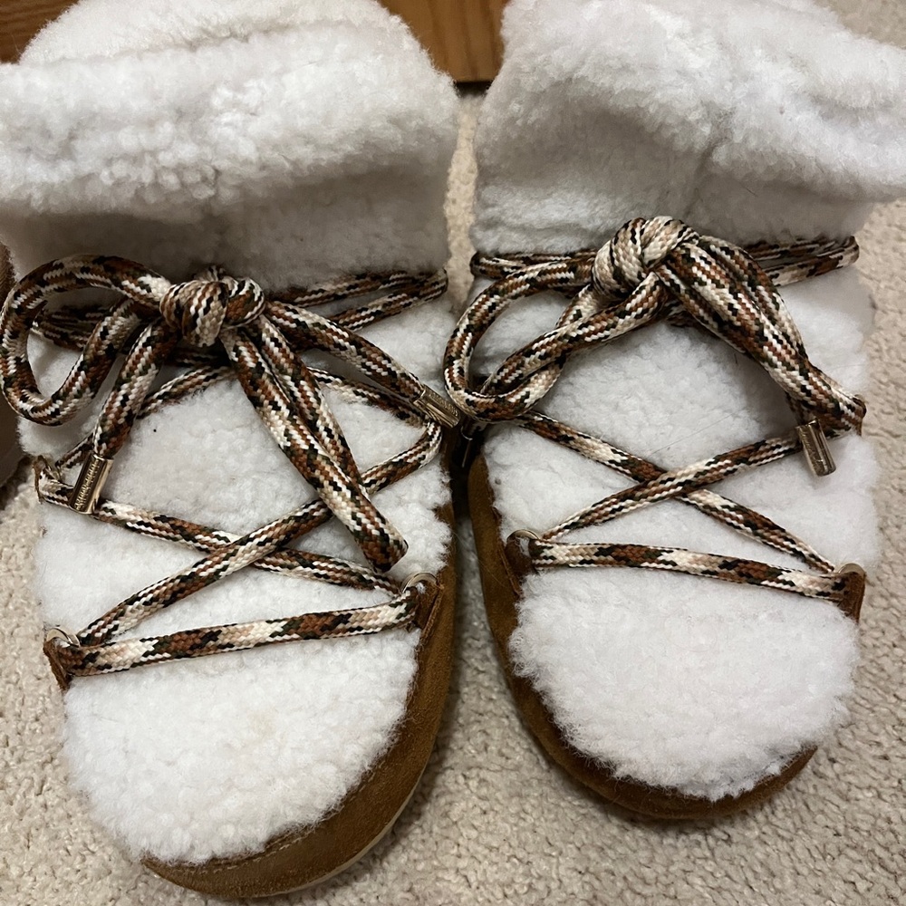 Moon Boot Icon Tan Shearling boot 39/49